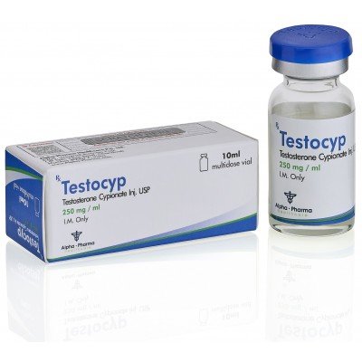 Testosterone Cypionate 250 mg, 10 ml Testocyp - Alpha Pharma