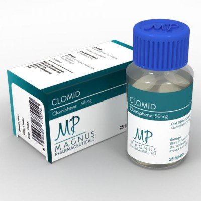 Clomid (Clomiphene Citrate) 50 mg, 25 tab - Magnus Pharmaceuticals